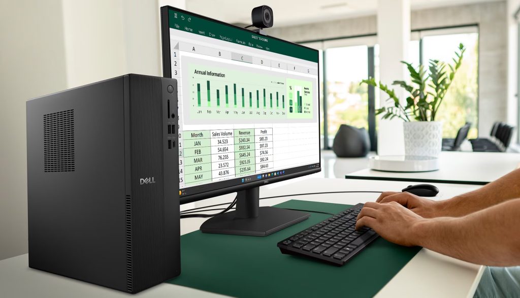 Máy Tính Để Bàn Đồng Bộ Dell Pro Slim Essential QVS1260 71085899 trivietpc.vn