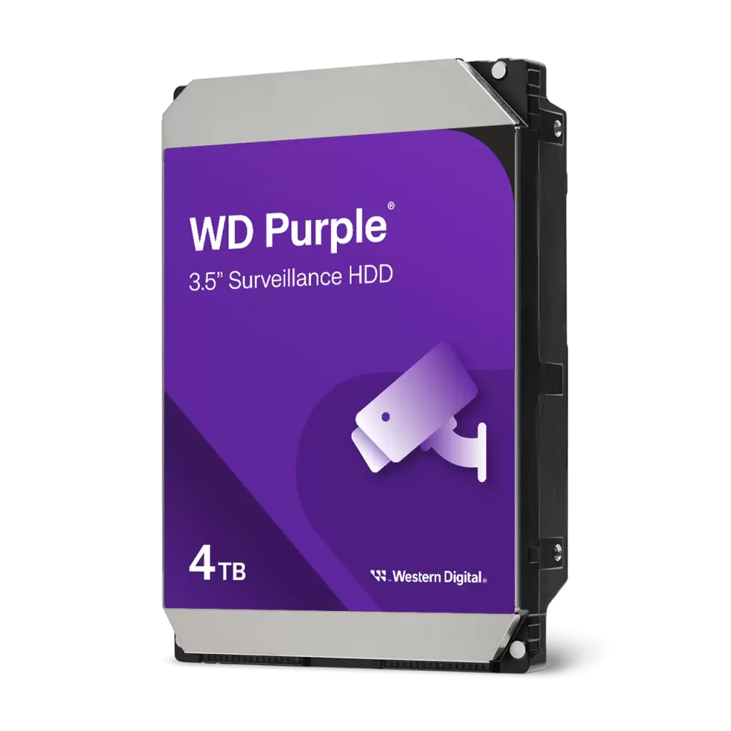 Ổ Cứng Camera HDD WD Purple 4TB SATA3 3.5 inch 128MB Cache 5400RPM - WD44PURZ trivietpc.vn