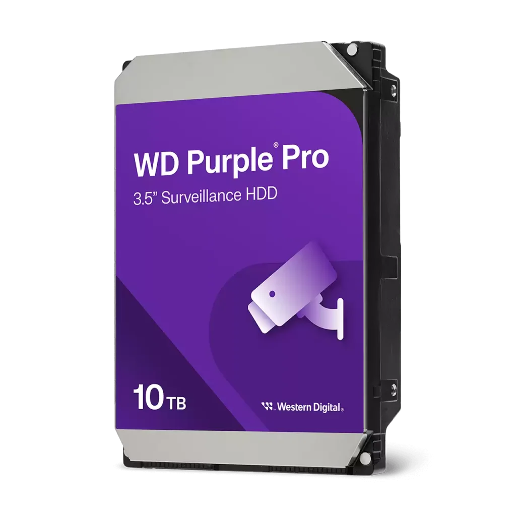 Ổ Cứng Camera HDD WD Purple Pro 10TB SATA3 3.5 inch 512MB Cache 7200RPM - WD102PURP trivietpc.vn