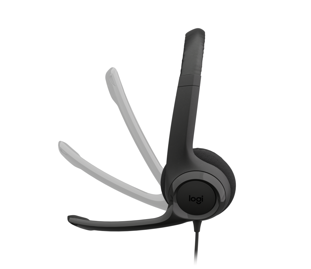 Tai Nghe Logitech H390 (USB-A-Mic Lọc Ồn-Màu Đen) trivietpc.vn