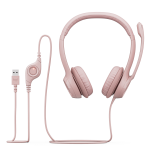 Tai Nghe Logitech H390 (USB-A-Mic Lọc Ồn-Màu Hồng) trivietpc.vn