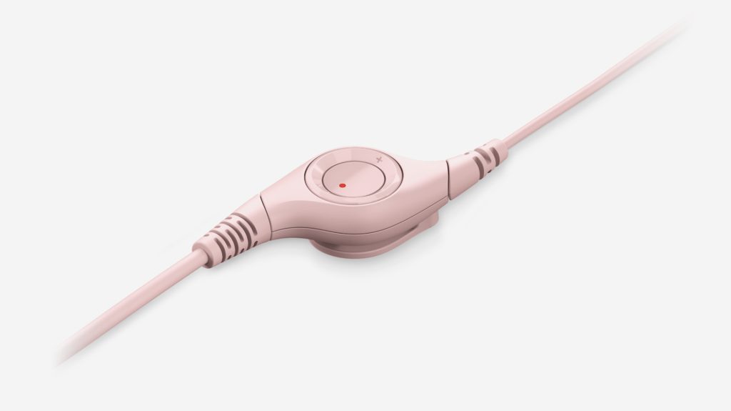 Tai Nghe Logitech H390 (USB-A-Mic Lọc Ồn-Màu Hồng) trivietpc.vn