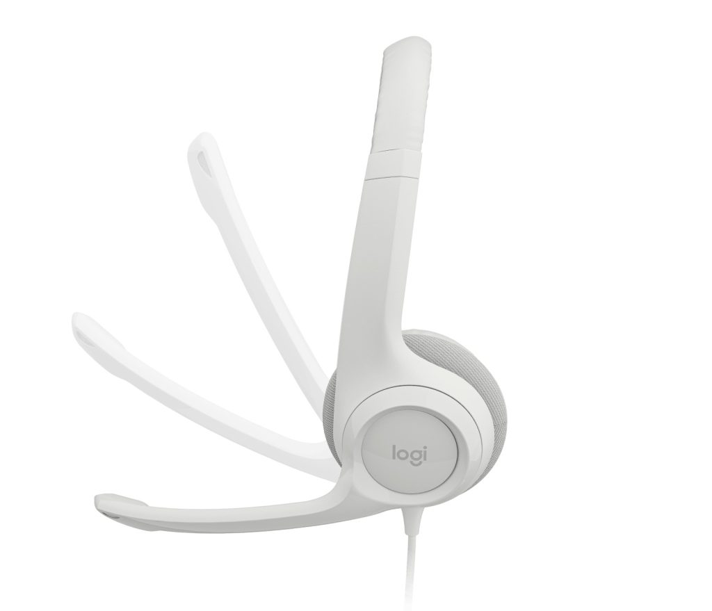 Tai Nghe Logitech H390 (USB-A-Mic Lọc Ồn-Màu Trắng) trivietpc.vn