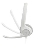 Tai Nghe Logitech H390 (USB-A-Mic Lọc Ồn-Màu Trắng) trivietpc.vn