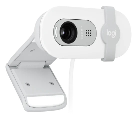 Webcam Logitech Brio 100 (FullHD/30fps/Trắng)