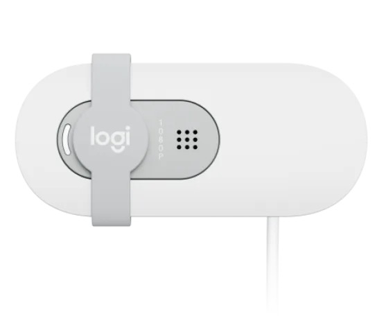 Webcam Logitech Brio 100 (FullHD/30fps/Trắng)