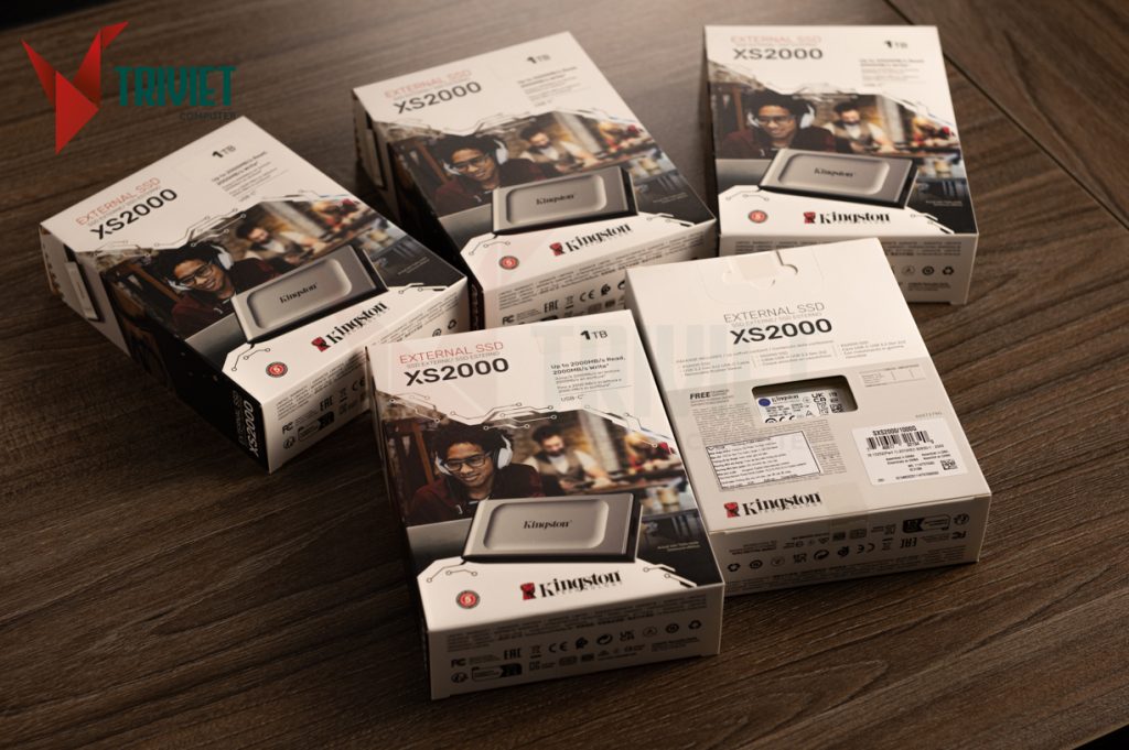 Ổ Cứng Di Động Kingston XS2000 1TB - Đọc 2000MBs Ghi 2000MBs - trivietpc.vn - Trí Việt Computer 279 phố Vọng