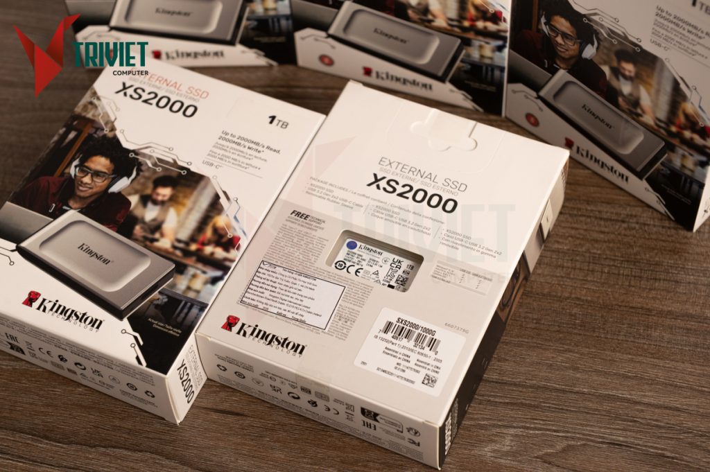 Ổ Cứng Di Động Kingston XS2000 1TB - Đọc 2000MBs Ghi 2000MBs - trivietpc.vn - Trí Việt Computer 279 phố Vọng