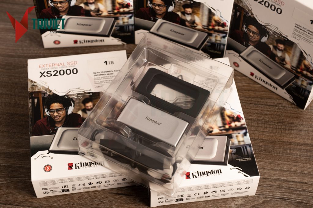 Ổ Cứng Di Động Kingston XS2000 1TB - Đọc 2000MBs Ghi 2000MBs - trivietpc.vn - Trí Việt Computer 279 phố Vọng