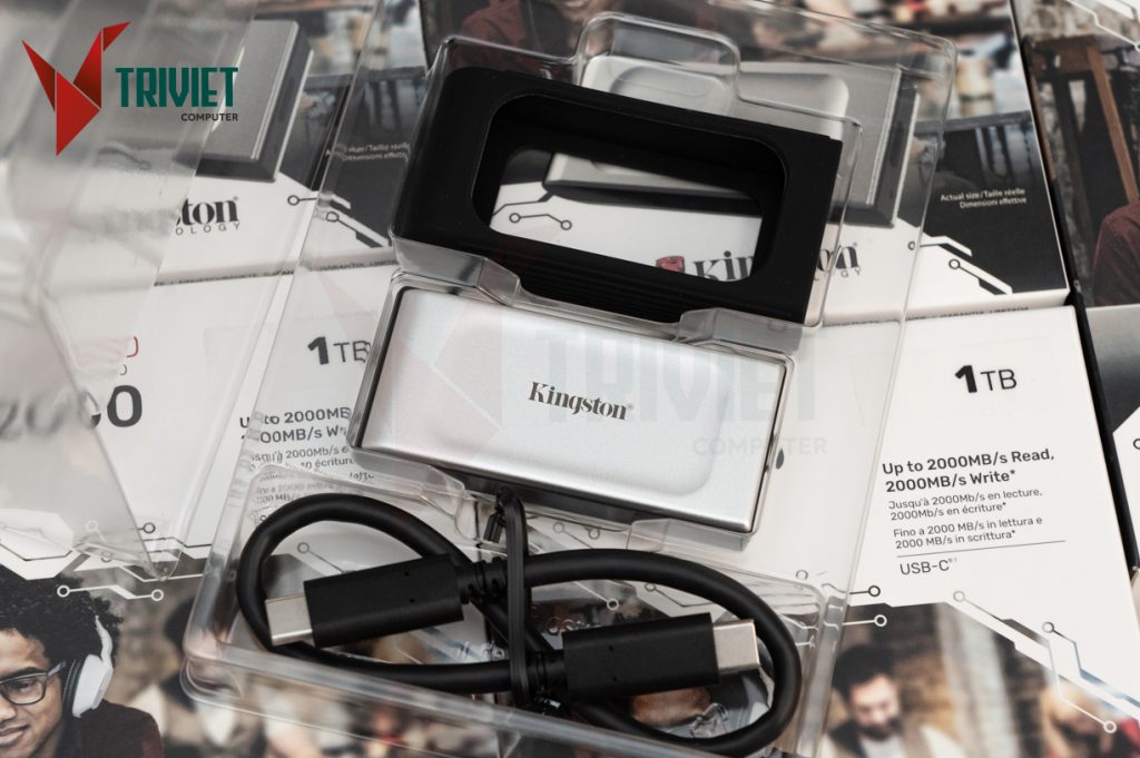 Ổ Cứng Di Động Kingston XS2000 1TB - Đọc 2000MBs Ghi 2000MBs - trivietpc.vn - Trí Việt Computer 279 phố Vọng