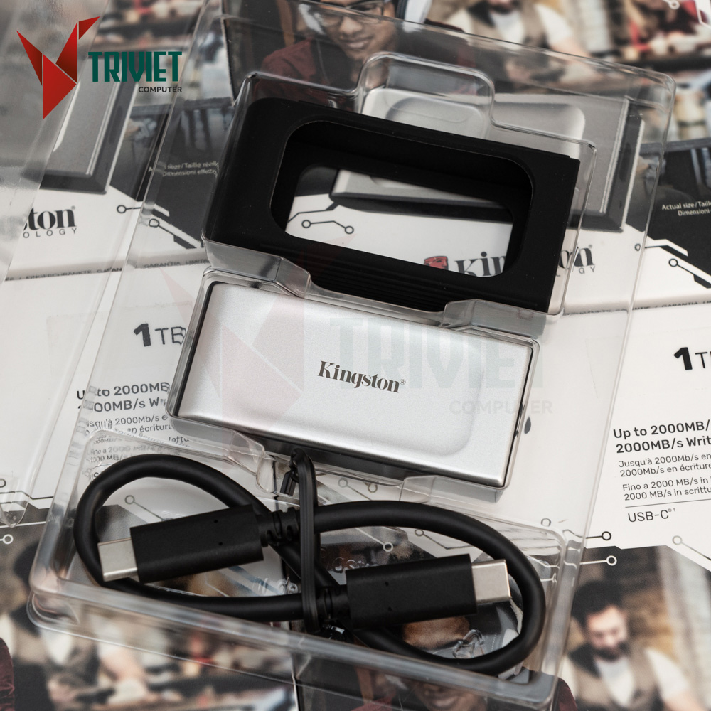 Ổ Cứng Di Động Kingston XS2000 1TB - Đọc 2000MBs Ghi 2000MBs - trivietpc.vn - Trí Việt Computer 279 phố Vọng