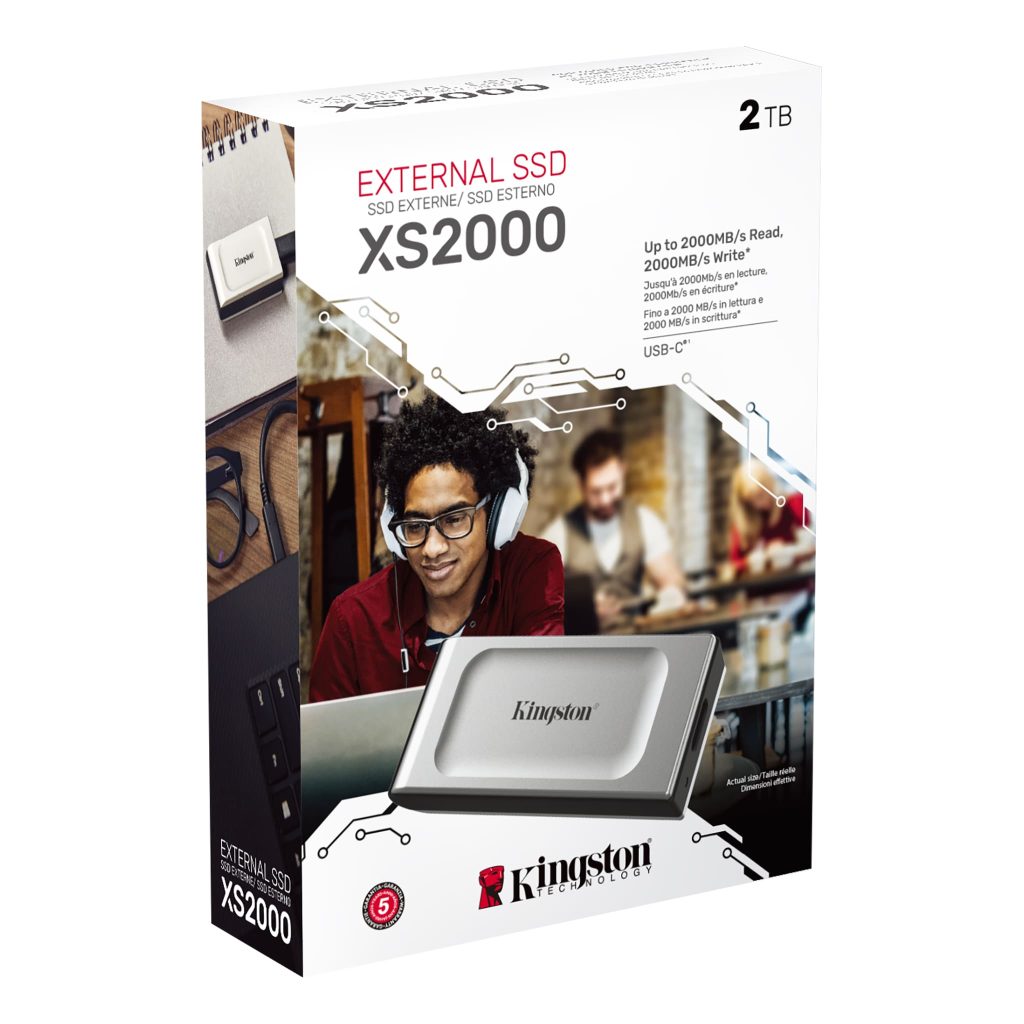 Ổ Cứng Di Động Kingston XS2000 2TB - Đọc 2000MBs Ghi 2000MBs - trivietpc.vn - Trí Việt Computer 279 phố Vọng