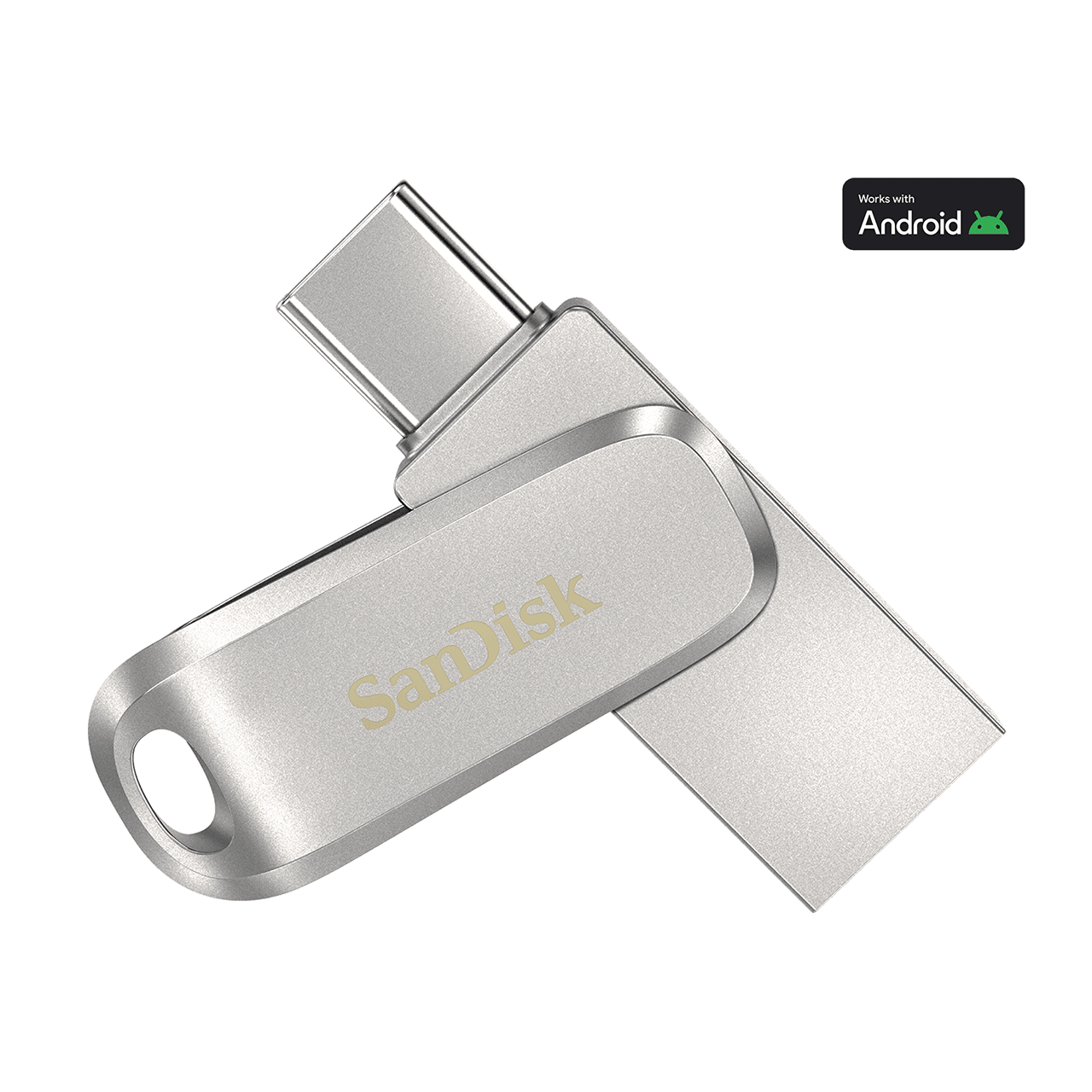 USB Sandisk Ultra Dual Drive Luxe 128GB Silver (SDDDC4-128G-G46) - trivietpc.vn - Trí Việt Computer 279 phố Vọng